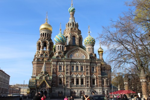 Igreja do São Salvador Sobre o Sangue Derramado - Fachada Sul - São Petersburgo