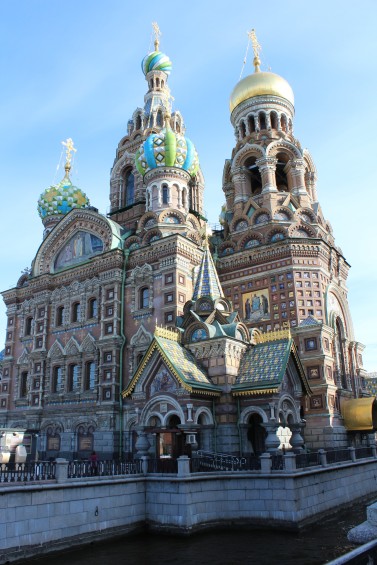 Igreja do São Salvador Sobre o Sangue Derramado - Fachada Norte - São Petersburgo