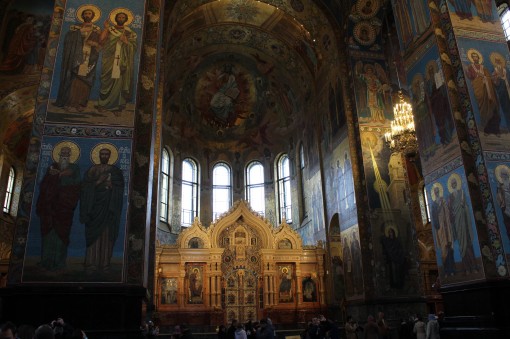 Altar principal - Igreja do São Salvador sobre o Sangue Derramado - São Petersburgo
