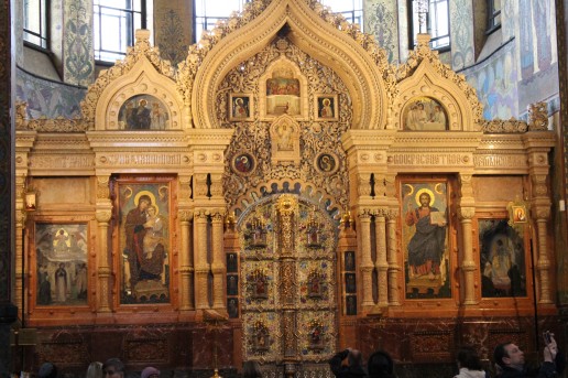 Altar principal (detalhe) - Igreja do São Salvador sobre o Sangue Derramado - São Petersburgo