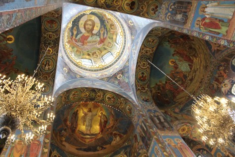 Cúpula principal - Igreja do São Salvador sobre o Sangue Derramado - São Petersburgo
