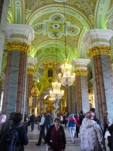 Catedral de Pedro e Paulo - nave - São Petersburgo