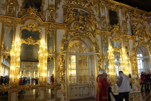Grande Sala (detalhe) - Palácio da Catarina - Pushkin