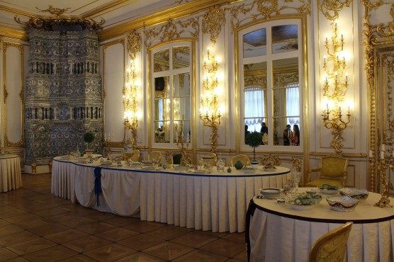 Sala de Jantar dos Cavaleiros - Palácio da Catarina - Pushkin