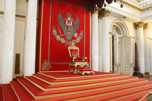 Sala do Trono - Museu Hermitage - São Petersburgo