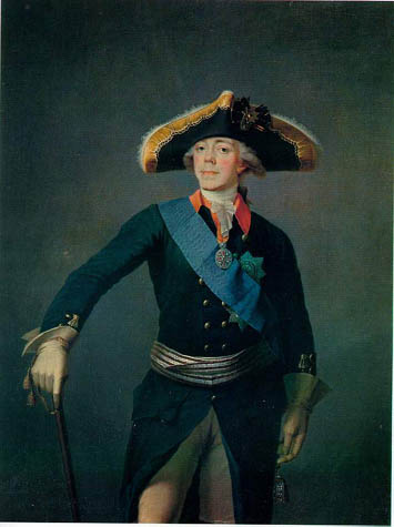 Retrato do czar Paulo I por Stepan Schchkin - Museu Hermitage - http://www.hermitagemuseum.org/html_En/03/hm3_6_5a.html