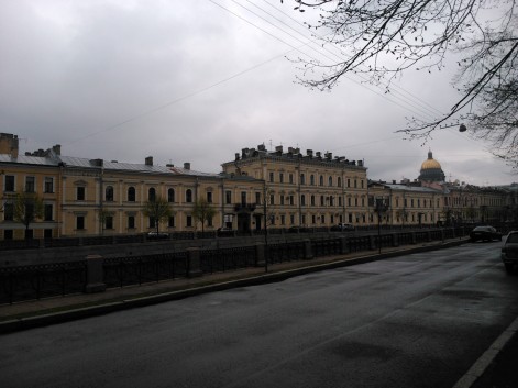 Margens do rio Moika - em frente ao Palácio Yussupov - São Petersburgo