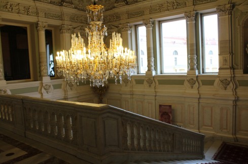 Escadaria de parada - Palácio Yussupov - São Petersburgo